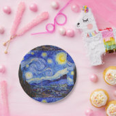 Van Gogh , “Starry Night” Papieren Bordje (Feest)