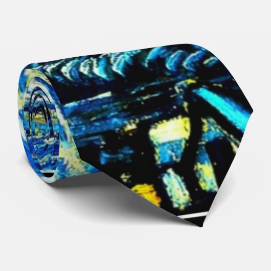 Van Gogh - Starry Night Stropdas (Opgerold)
