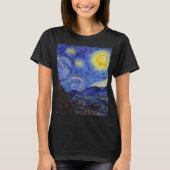 van Gogh ,“ “  ”Starry night ” T-shirt (Voorkant)