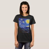 van Gogh ,“ “  ”Starry night ” T-shirt (Voorkant volledig)