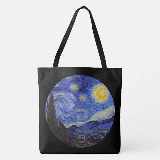 van Gogh , “ Starry Night ” Tote Bag (Voorkant)