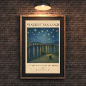 Van Gogh Starry Rhone | Nacht Museum Poster