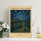 Van Gogh Starry Rhone | Nacht Museum Poster