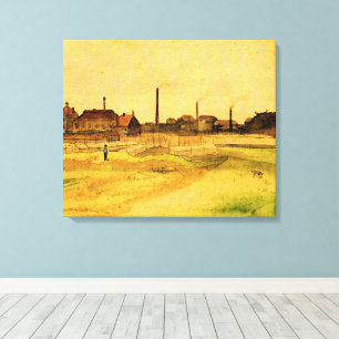 Van Gogh - Steenkoolmijn in de Borinage, Canvas Afdruk