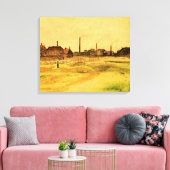 Van Gogh - Steenkoolmijn in de Borinage, Canvas Afdruk (Insitu (Woonkamer))