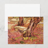 Van Gogh stenen bank in tuin, St Paul Ziekenhuis (Voorkant / Achterkant)