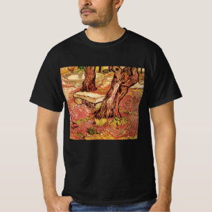Van Gogh stenen bank in tuin, St Paul Ziekenhuis T-shirt