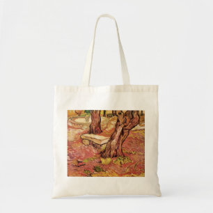 Van Gogh stenen bank in tuin, St Paul Ziekenhuis Tote Bag