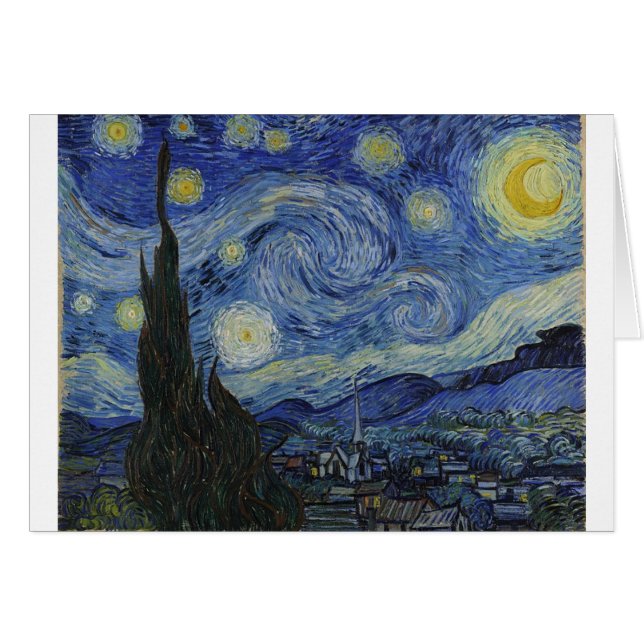 Van Gogh Sterrennacht (Voorkant Horizontaal)