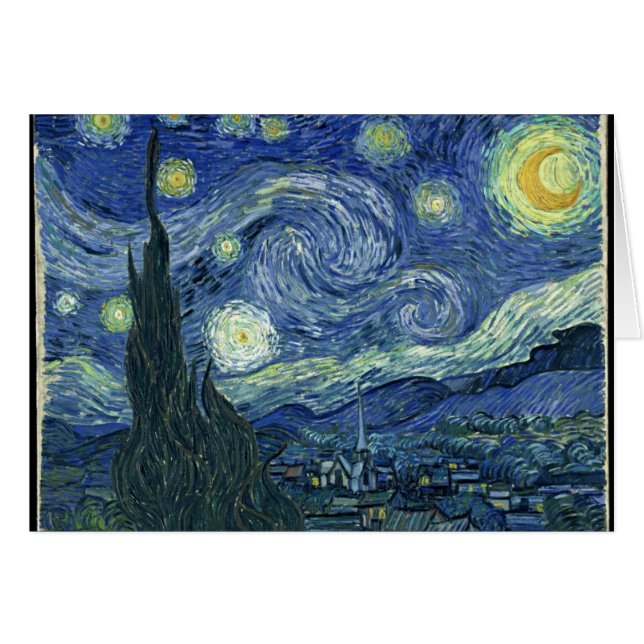 Van Gogh Sterrennacht (Voorkant Horizontaal)