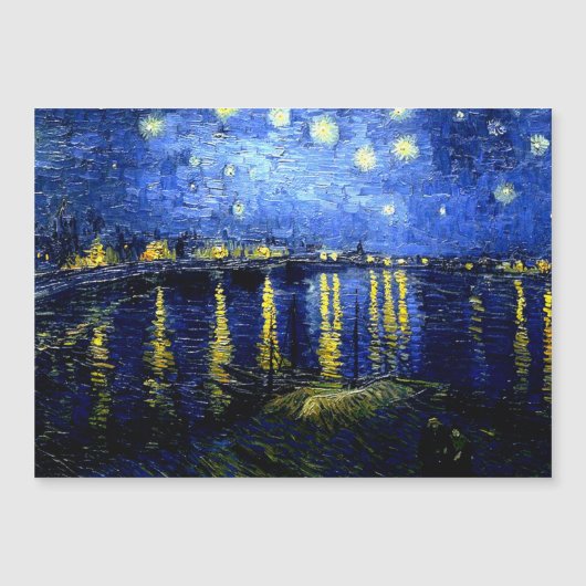 Van Gogh - Sterrennacht aan de Rhône (Voorkant)