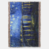 Van Gogh - Sterrennacht aan de Rhône Deken (Voorkant Verticaal)