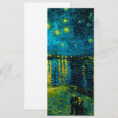 Van Gogh Sterrennacht aan de Rhône Kaart (Voorkant / Achterkant)