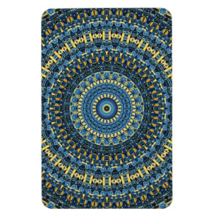 Van Gogh Sterrennacht Abstract Groovy Boho Mandala Magneet