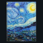 Van Gogh Sterrennacht Art Writing Notitieboek<br><div class="desc">In dit van Gogh schilderende spiraaltijdschrift staat Vincent Van Gogh's 'Impressionisme night landscape-schilderij 'The Sterrennacht' (1889). 'De Sterrennacht' is een van de meest productieve olieschilderijen van de Nederlandse Post-Impressionistische schilder Vincent van Gogh. Dit high-quality de samenstellingsdagboek van de Sterrennacht is het het schrijven notitieboek dat u nodig hebt. Ga naar...</div>