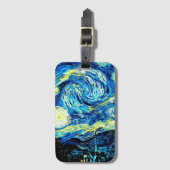 Van Gogh - Sterrennacht, Bagagelabel (Voorkant (verticaal))