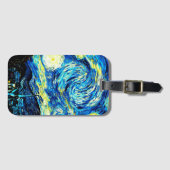 Van Gogh - Sterrennacht, Bagagelabel (Voorkant (horizontaal))