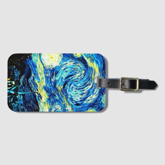 Van Gogh - Sterrennacht, Bagagelabel (Voorkant (horizontaal))