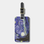 Van Gogh Sterrennacht Bagagelabel (Voorkant verticaal)