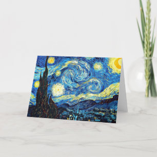 Van Gogh - Sterrennacht Bedankkaart