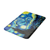 Van Gogh - Sterrennacht, beroemd schilderij Badmat (Gekanteld)