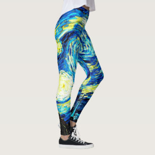 Van Gogh - Sterrennacht, beroemd schilderij Leggings