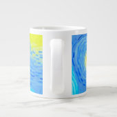 Van Gogh Sterrennacht Black Cat Grote Koffiekop (Achterkant)