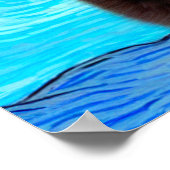 Van Gogh Sterrennacht Black Cat Poster (Hoek)