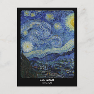 VAN GOGH / STERRENNACHT BRIEFKAART