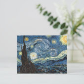Van Gogh Sterrennacht Briefkaart (Staand voorkant)