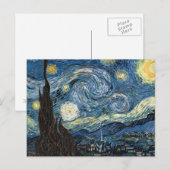 Van Gogh Sterrennacht Briefkaart (Voorkant / Achterkant)
