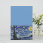 Van Gogh Sterrennacht Briefpapier (Staand voorkant)