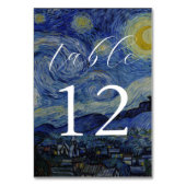Van Gogh Sterrennacht bruiloft Kaart (Voorkant)