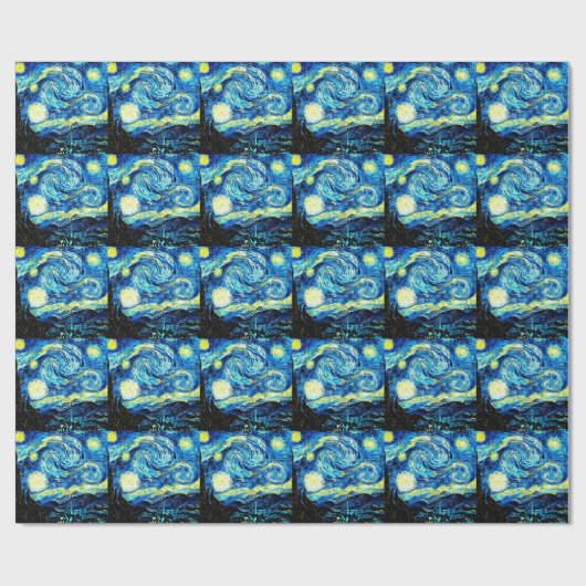 Van Gogh - Sterrennacht Cadeaupapier (Vlak)