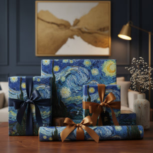 Van Gogh Sterrennacht Cadeaupapier