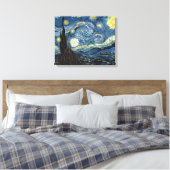Van Gogh Sterrennacht Canvas Afdruk (Insitu (Slaapkamer))