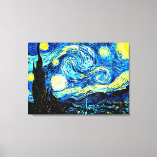 Van Gogh - Sterrennacht Canvas Afdruk