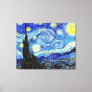 Van Gogh Sterrennacht Canvas Afdruk