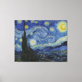 Van Gogh Sterrennacht Canvas Afdruk (Voorkant)