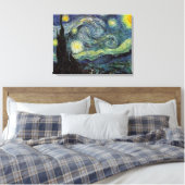 Van Gogh Sterrennacht Canvas Afdruk (Insitu (Slaapkamer))