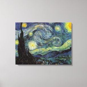 Van Gogh Sterrennacht Canvas Afdruk