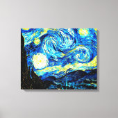 Van Gogh - Sterrennacht Canvas Afdruk (Voorkant)