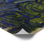 Van Gogh Sterrennacht Canvas Poster (Hoek)