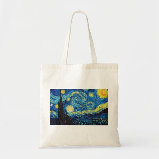Van Gogh Sterrennacht Canvas tas (Voorkant)