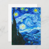Van Gogh Sterrennacht Card (Voorkant / Achterkant)