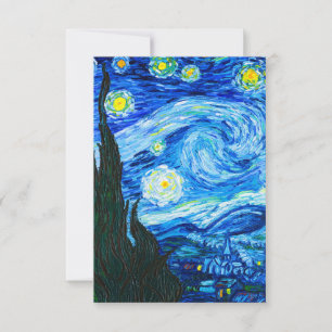 Van Gogh Sterrennacht Card