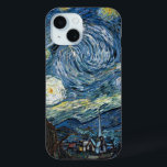 Van Gogh Sterrennacht iPhone 15 Case<br><div class="desc">Vincent Van Gogh Sterrennacht  kunstwerk op electronische hoesjes voor uw gadgets -  producten van Zazilicious</div>