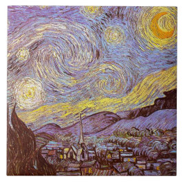 Van Gogh Sterrennacht Ceramics Tegeltje