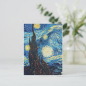 Van Gogh Sterrennacht Classic Impressionisme Kunst Briefkaart (Staand voorkant)
