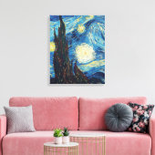 Van Gogh Sterrennacht Classic Impressionisme Kunst Canvas Afdruk (Insitu (Woonkamer))